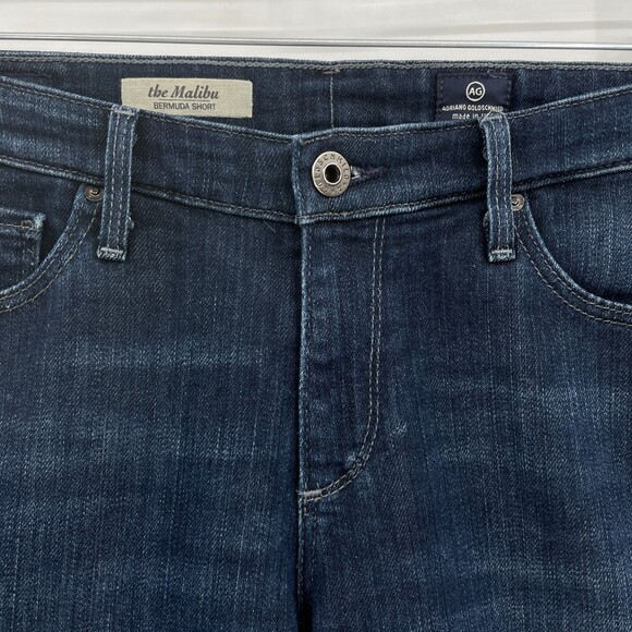 AG ADRIANO GOLDSCHMIED The Malibu Bermuda Jean Shorts Size 28 - Picture 3 of 5